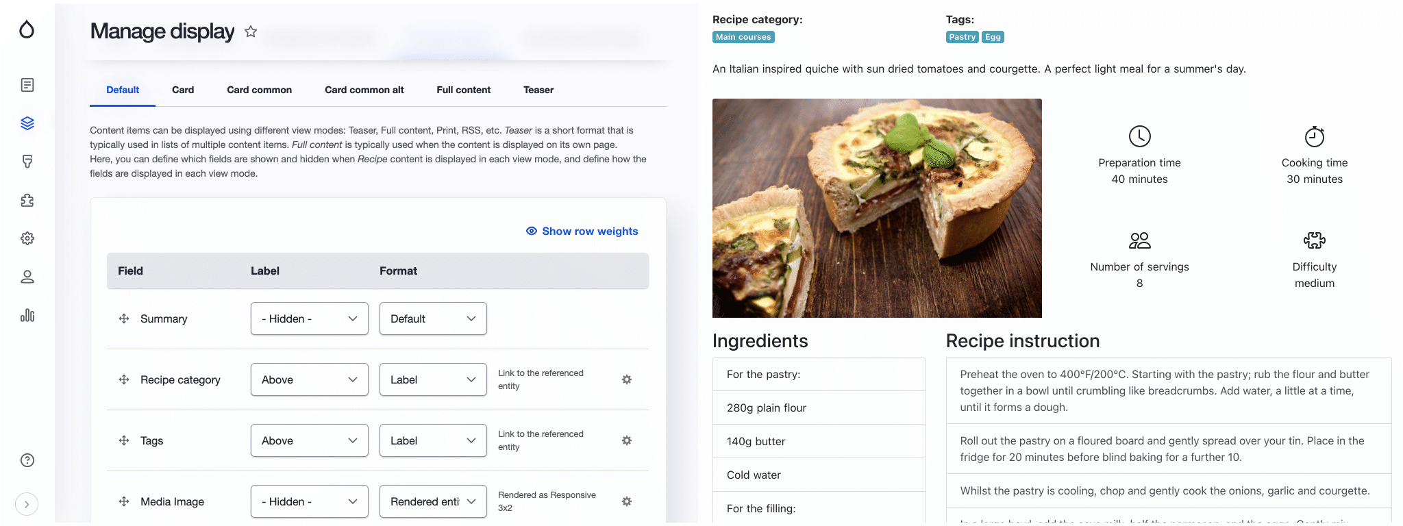DruxtJS Entity component rendering Drupal content